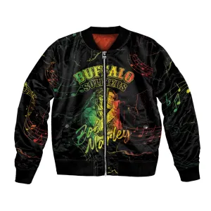 Reggae King Buffalo Soldier Bomber Jacket Honoring The Legend LT05