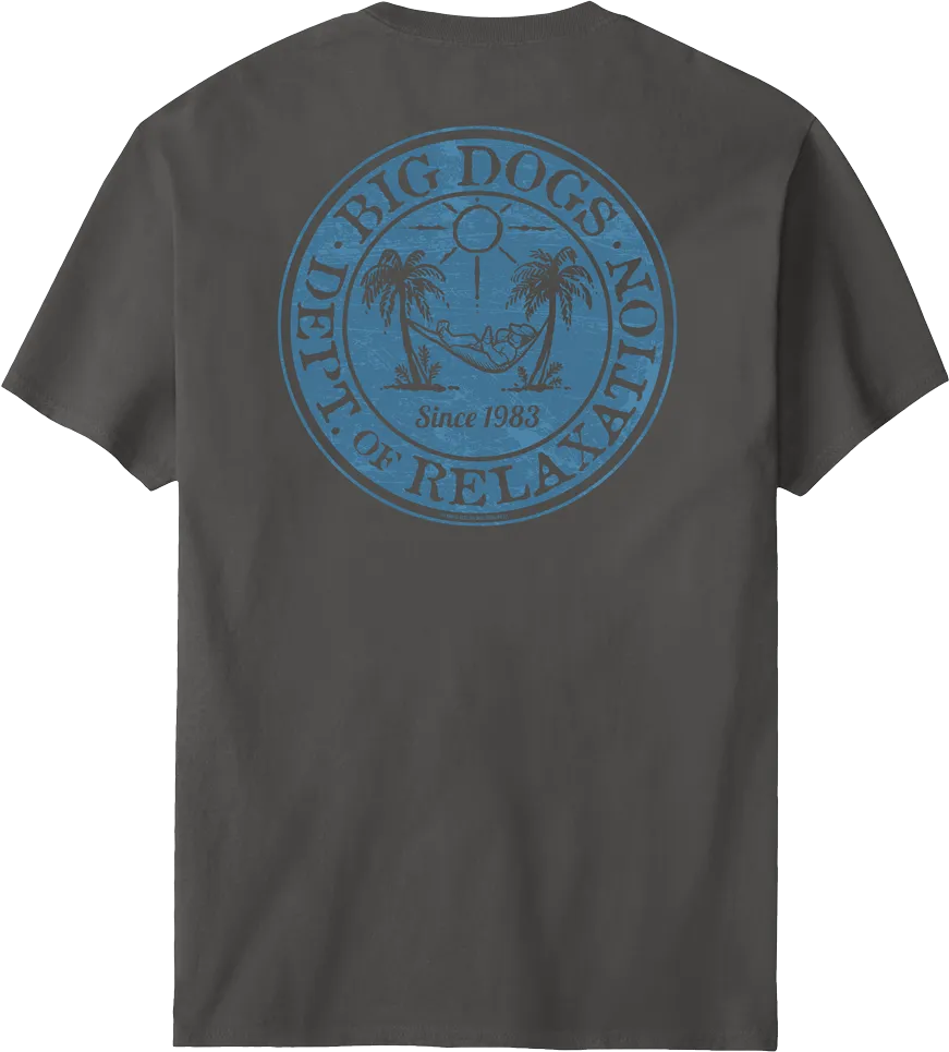 Relaxation Badge Denim T-shirt