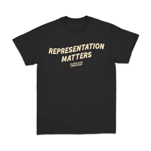 Representation Matters Black Tee