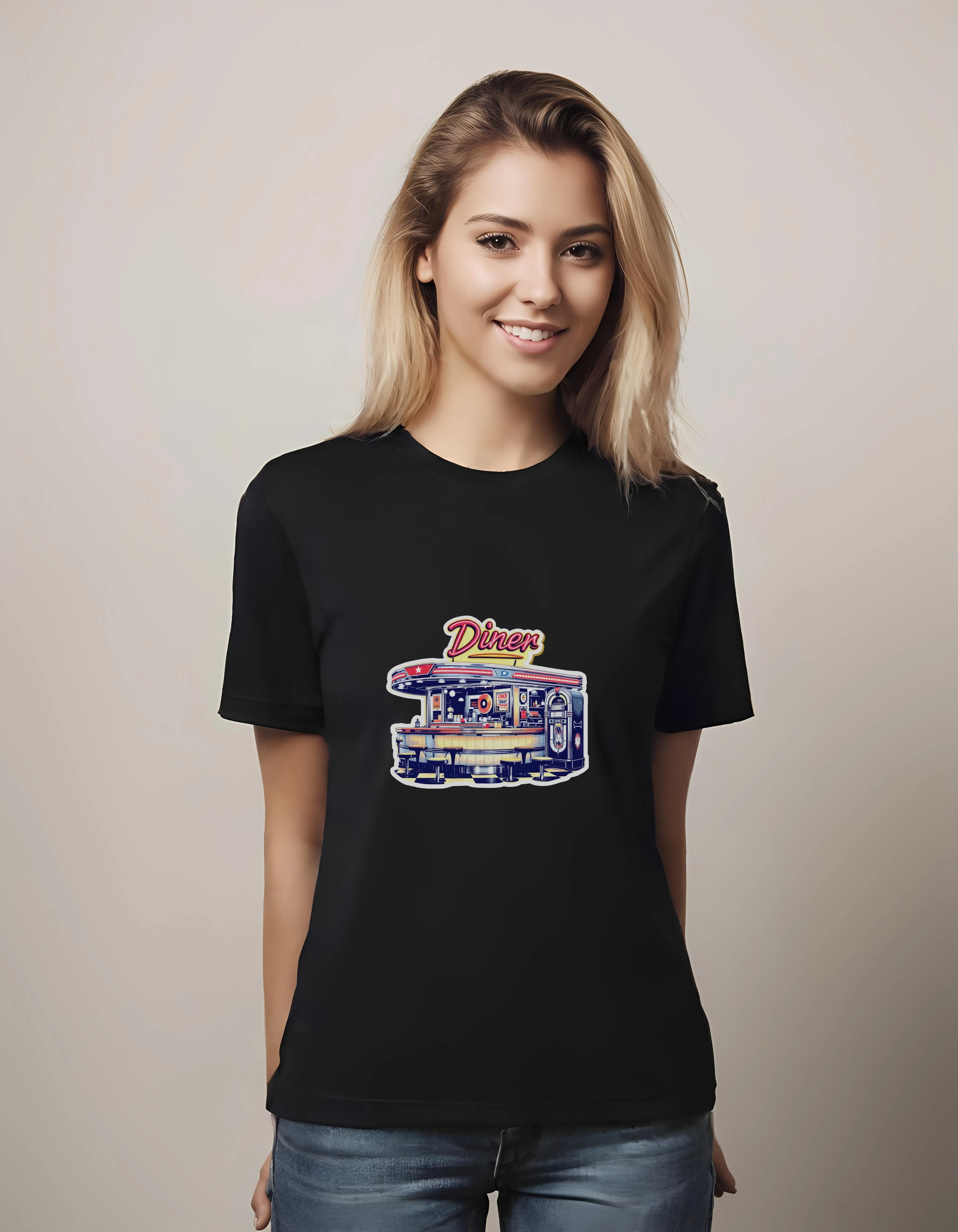 Retro Diner Delight | Classic T-Shirt (Unisex)