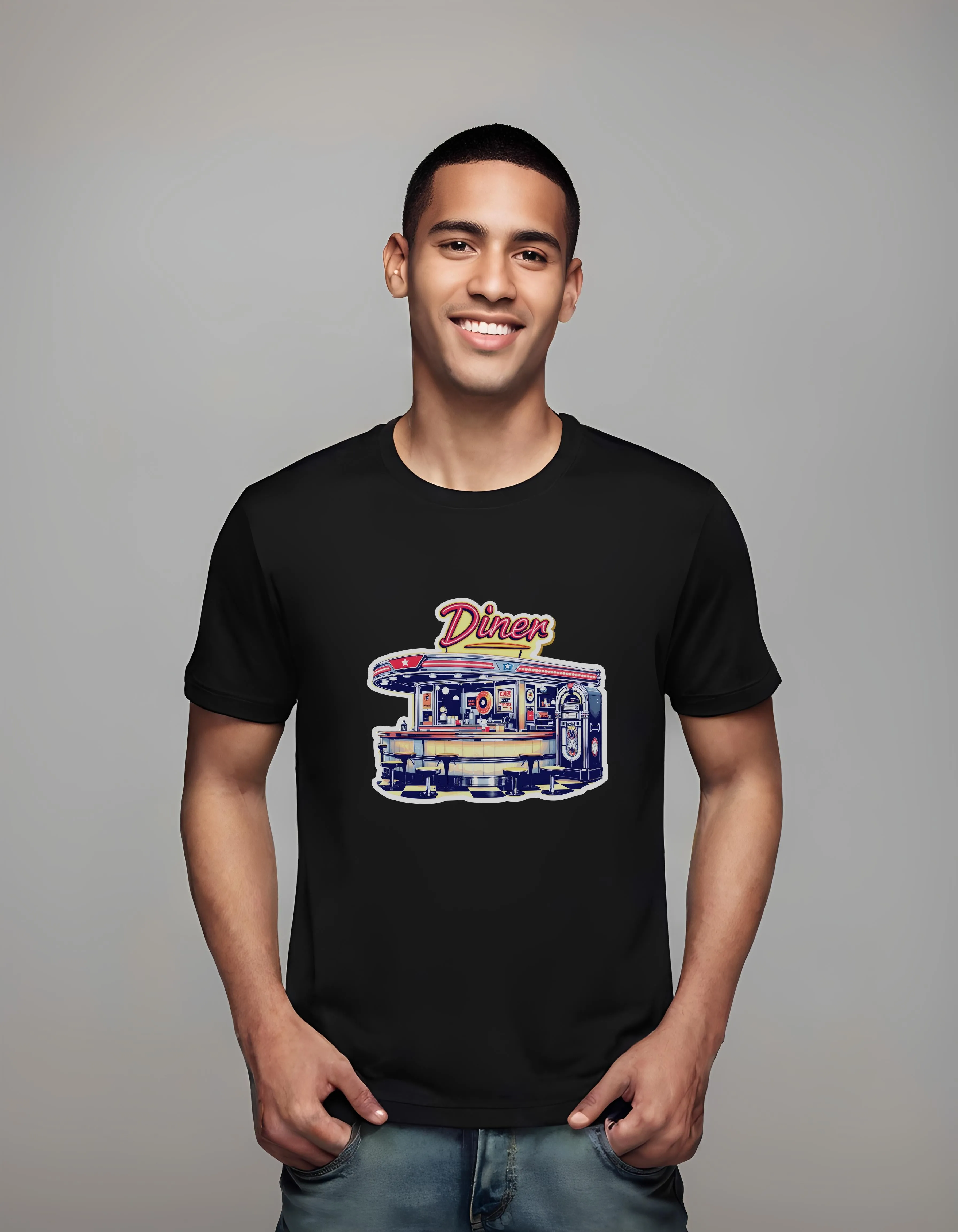 Retro Diner Delight | Classic T-Shirt (Unisex)