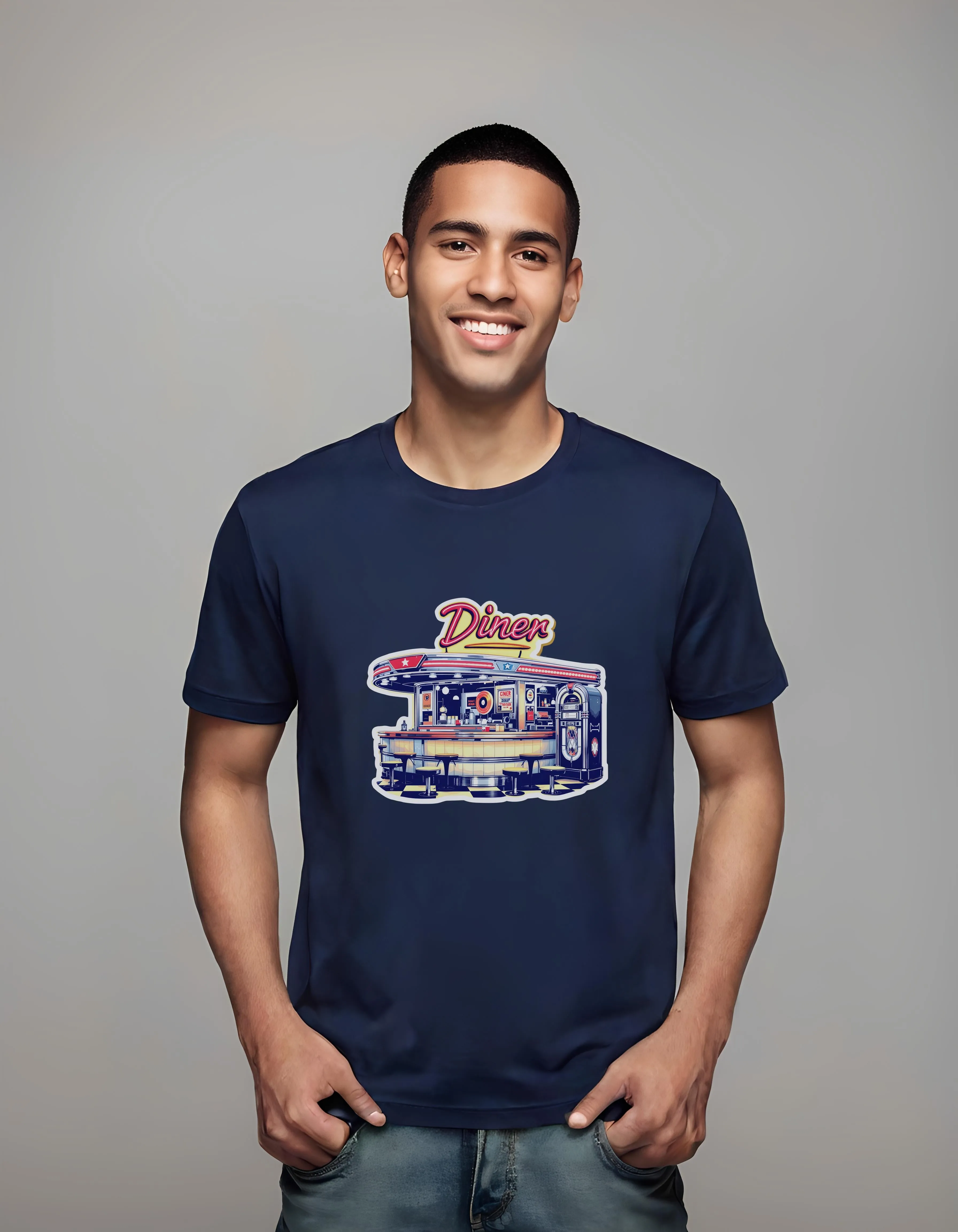 Retro Diner Delight | Classic T-Shirt (Unisex)