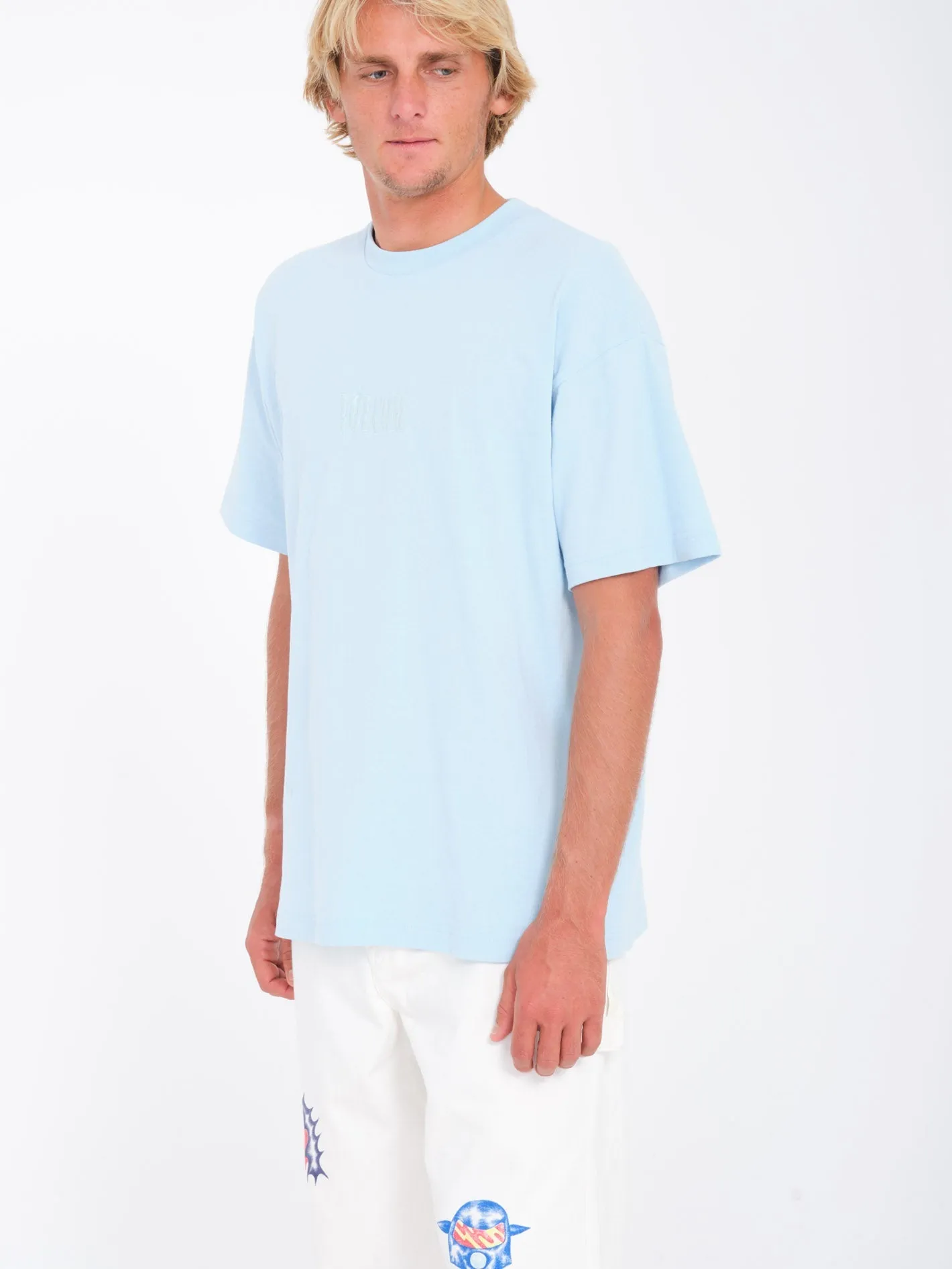 Ripple Stone T-shirt - MISTY BLUE