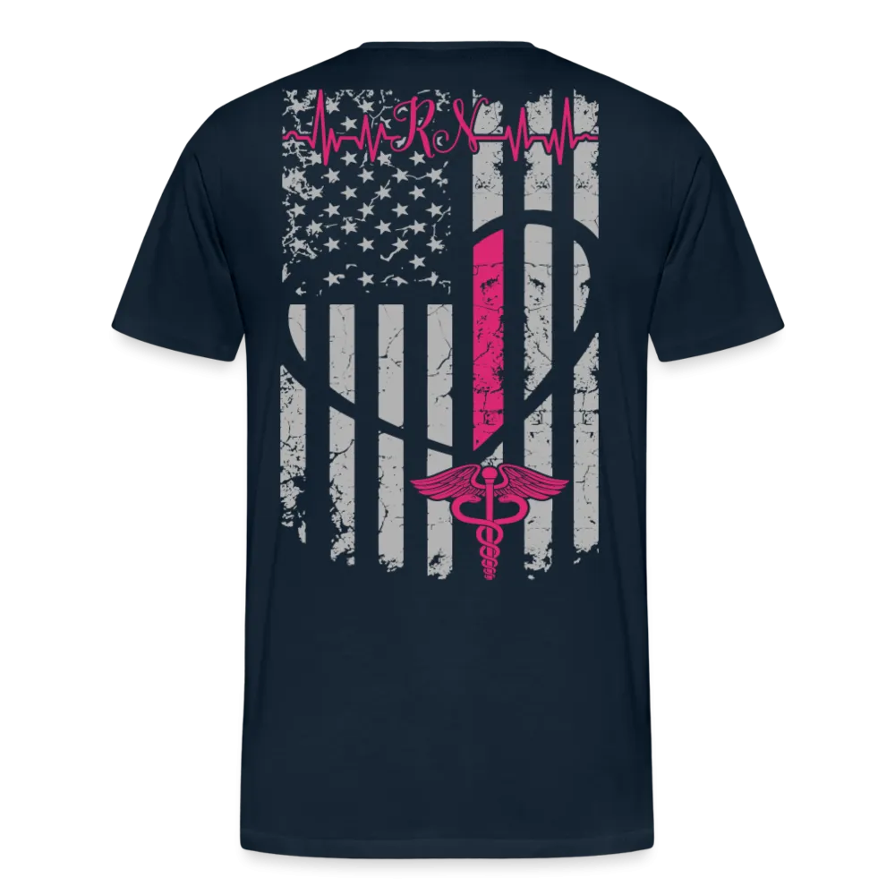 RN Nurse Flag Men's Premium T-Shirt (CK1295) updated