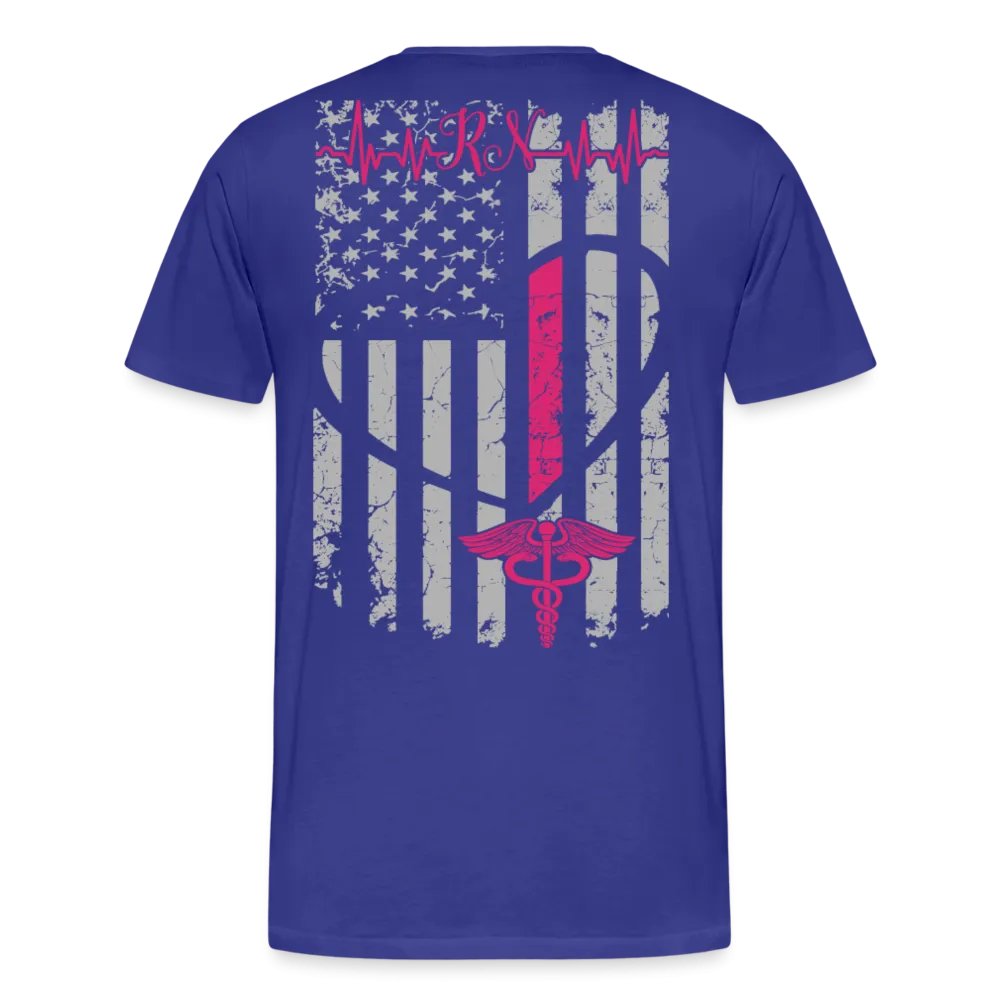 RN Nurse Flag Men's Premium T-Shirt (CK1295) updated