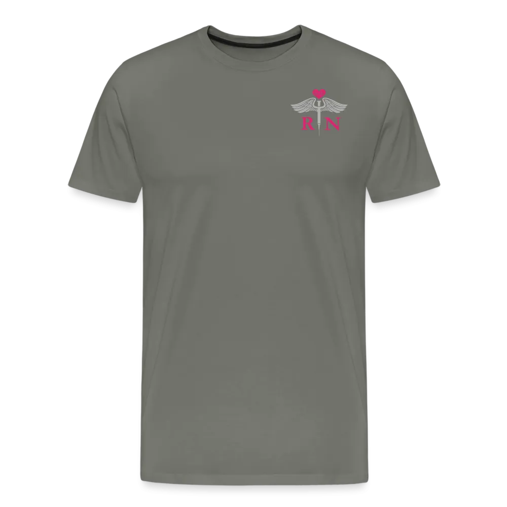 RN Nurse Flag Men's Premium T-Shirt (CK1295) updated