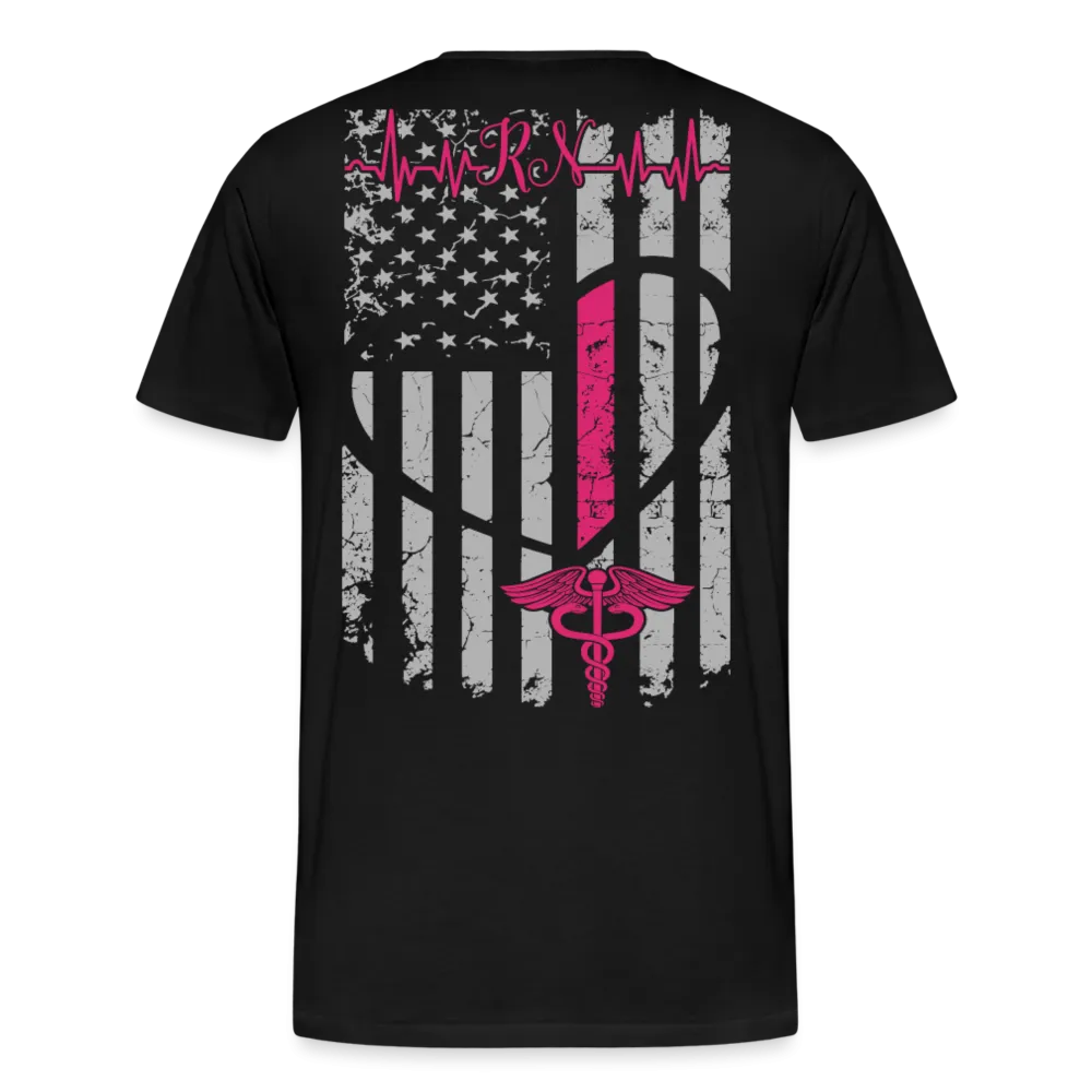 RN Nurse Flag Men's Premium T-Shirt (CK1295) updated
