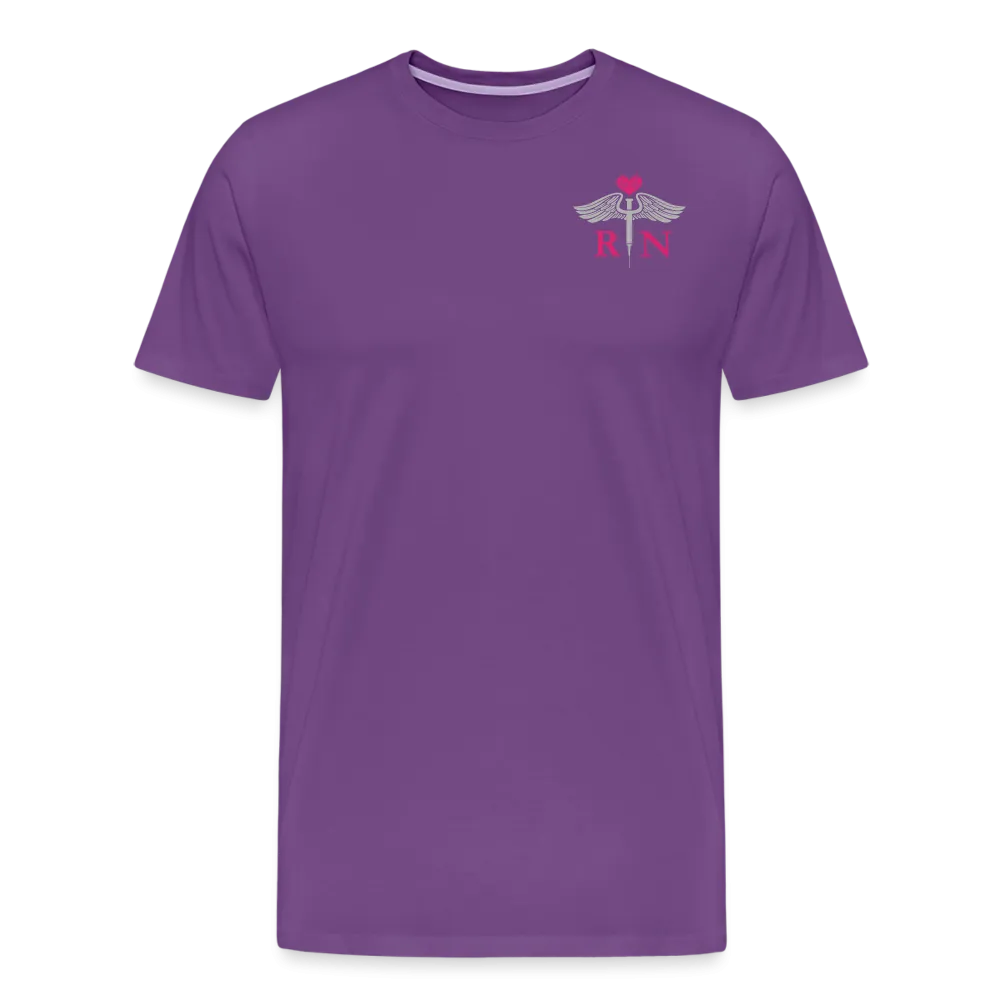 RN Nurse Flag Men's Premium T-Shirt (CK1295) updated