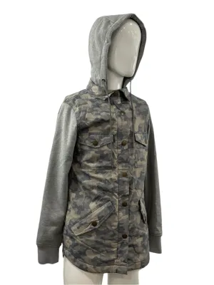 Saga Jean Camo Jacket W Zip Off Hood