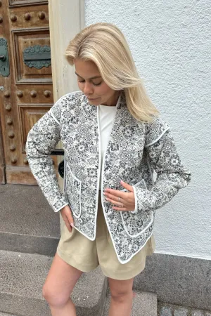 SagaIC Jakke - Blåt Print