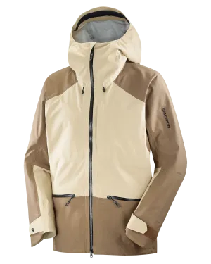 Salomon Absolute 3L Snow Jacket - White Pepper Shitake