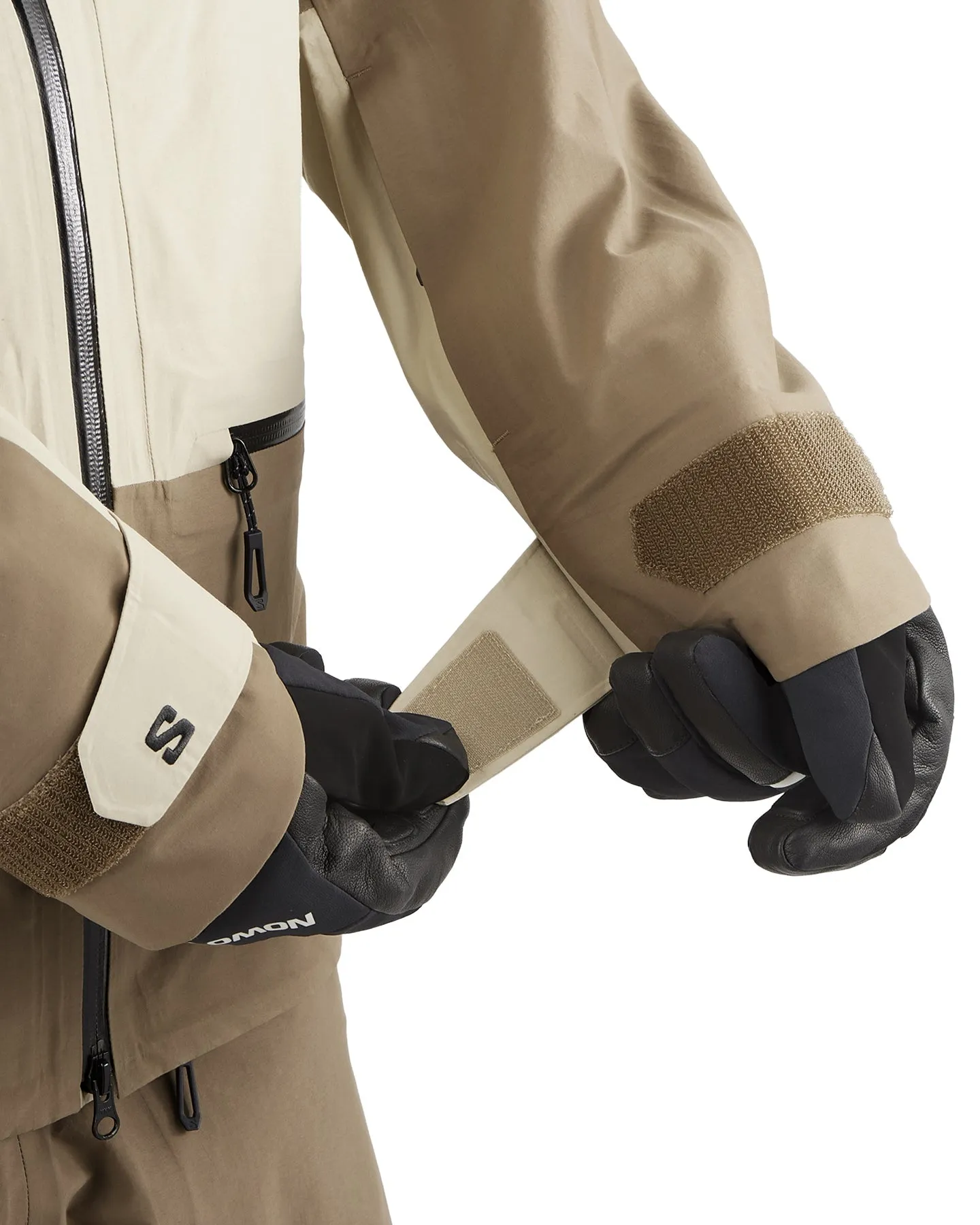 Salomon Absolute 3L Snow Jacket - White Pepper Shitake