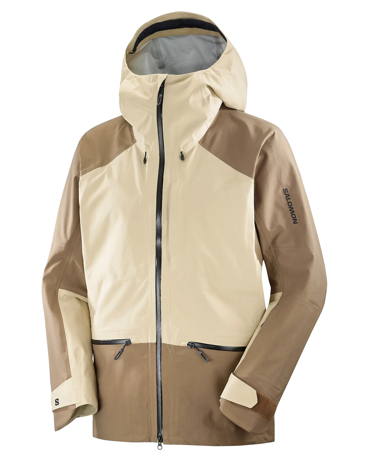 Salomon Absolute 3L Snow Jacket - White Pepper Shitake