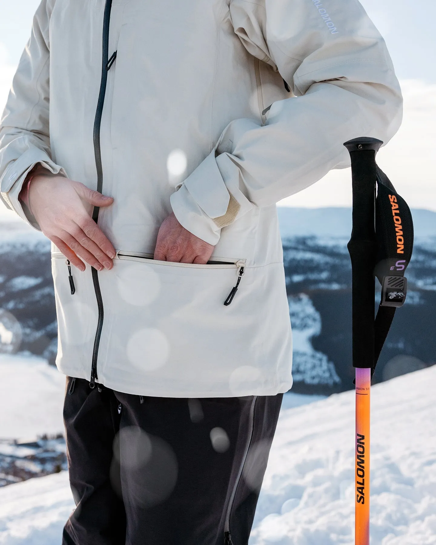 Salomon Women's Absolute 3L Snow Jacket - Turtledove