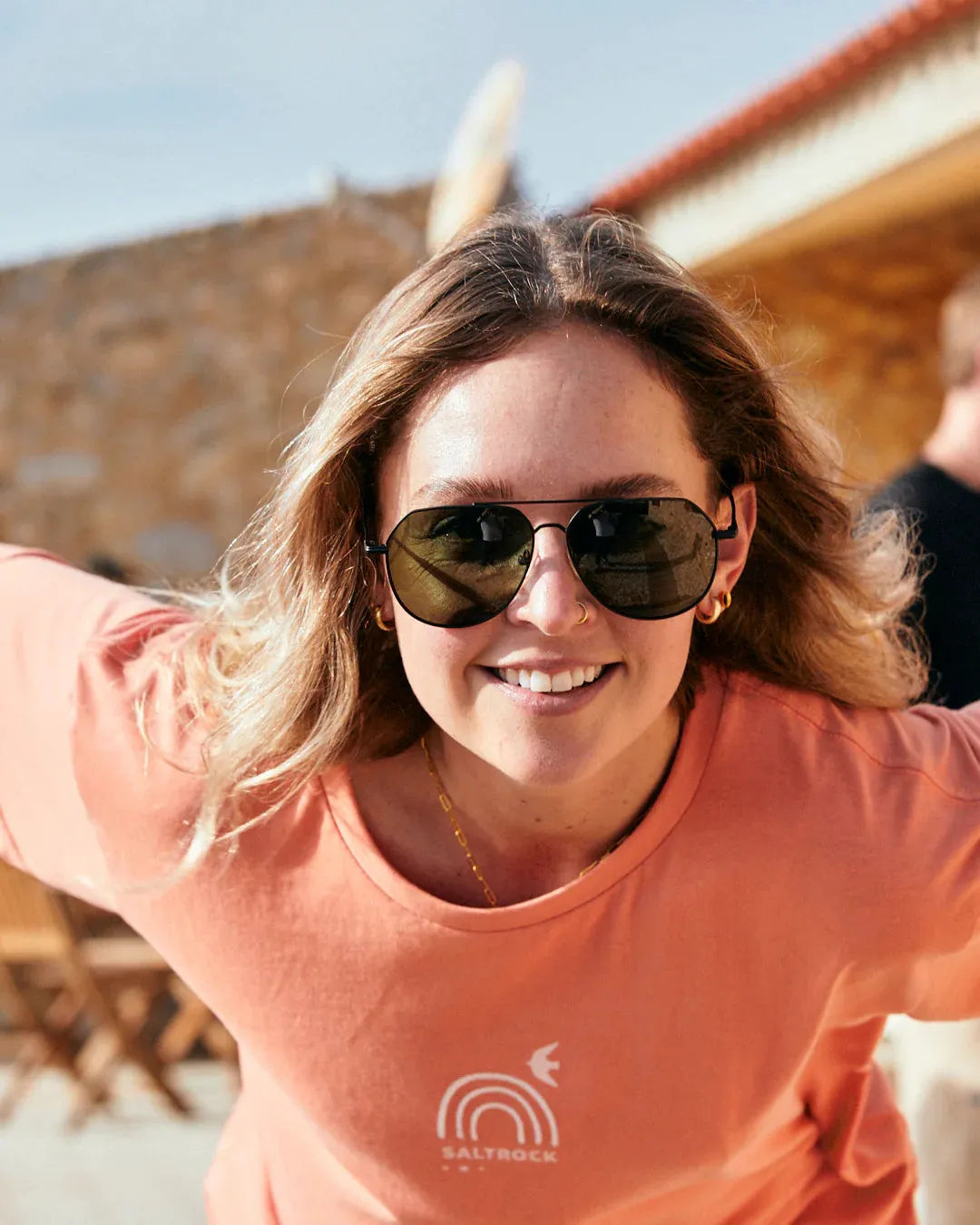 Saltrock Womens Journey T-Shirt Ss24 Peach