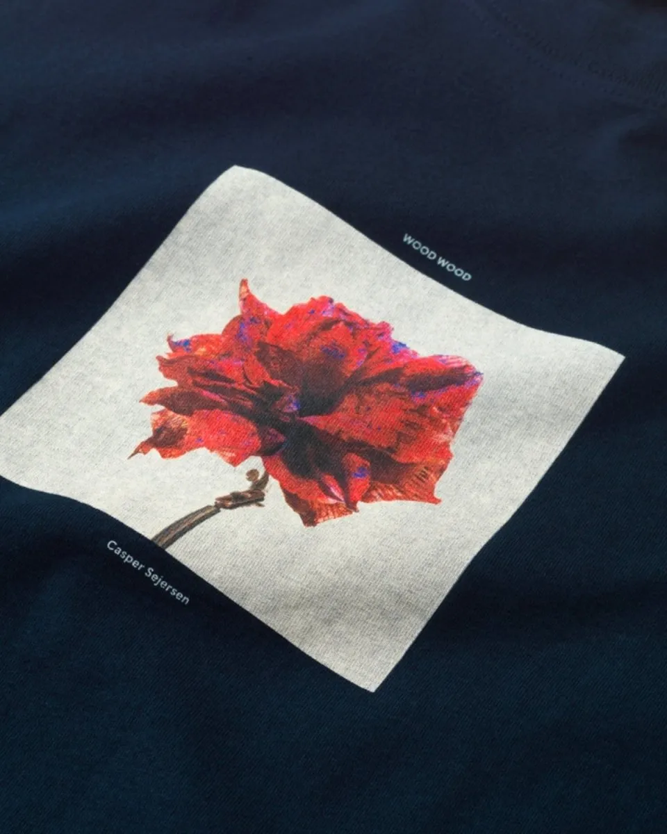 Sami CS Rose T-shirt - Navy
