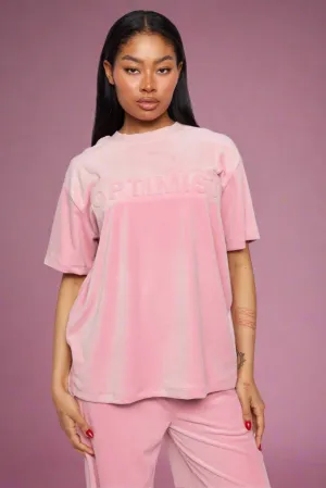 Samii Ryan Optimist Velour T-Shirt