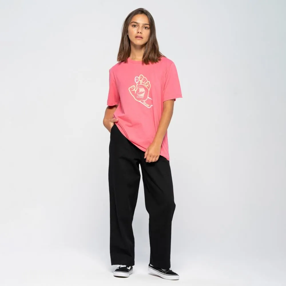 Santa Cruz Womens T-Shirt Hand In Colour T-Shirt - Pink Guava