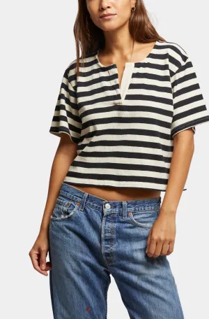 Sarah Rib Split Tee