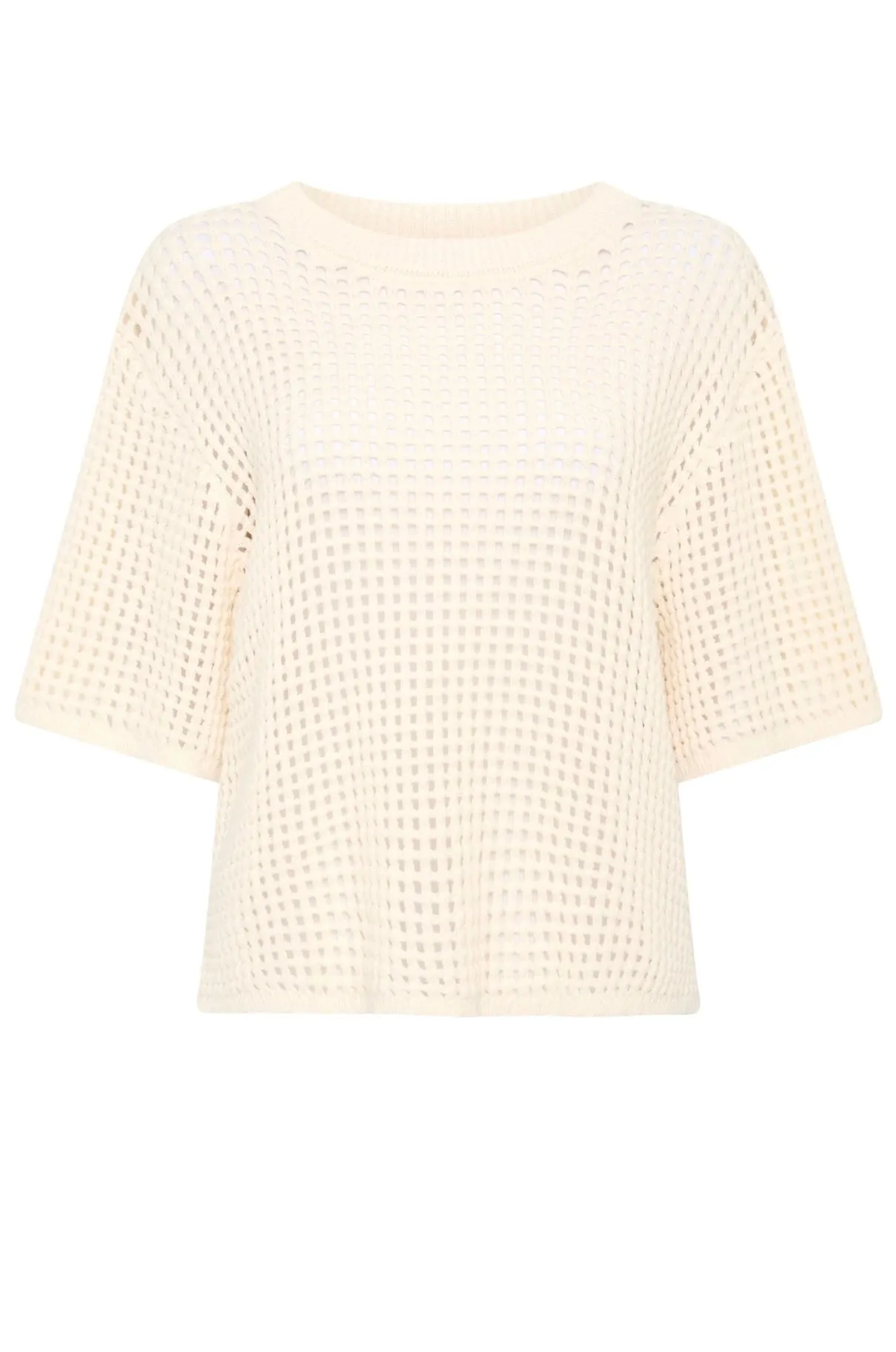 Sawyer Crochet Tee CREAM