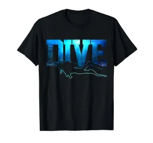 Scuba Diving - DIVE Ocean Scuba Diver Gift T-Shirt