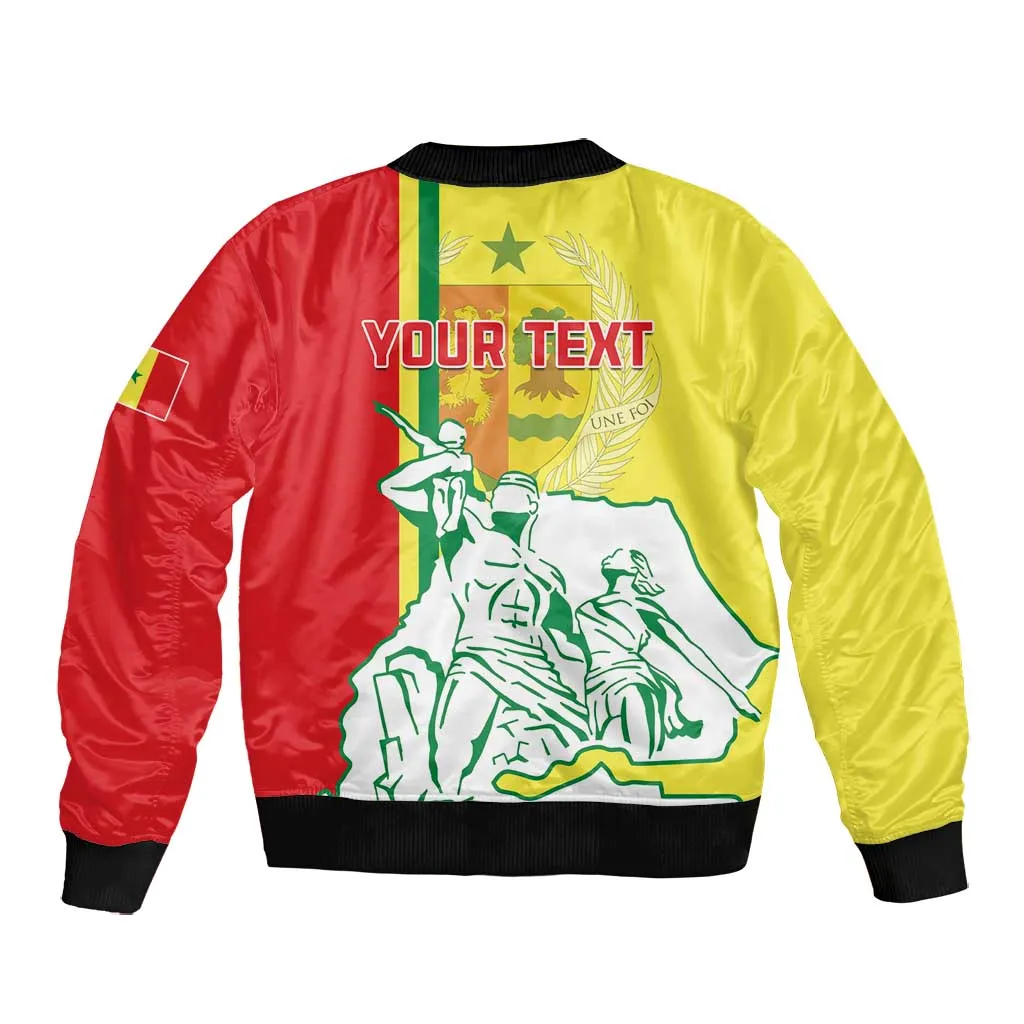 Senegal Independence Day Bomber Jacket - Un Peuple, Un But, Une Foi, 64th Anniversary LT01