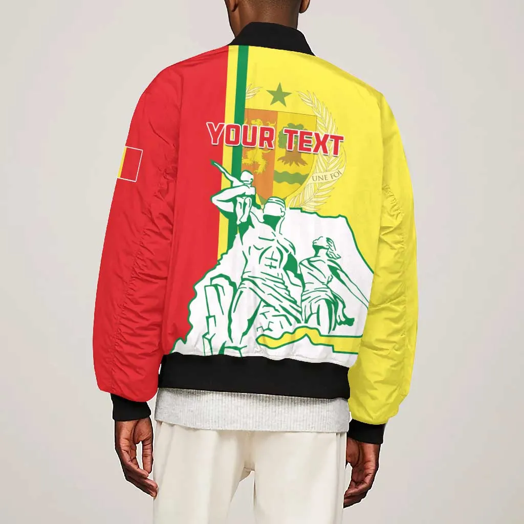 Senegal Independence Day Bomber Jacket - Un Peuple, Un But, Une Foi, 64th Anniversary LT01
