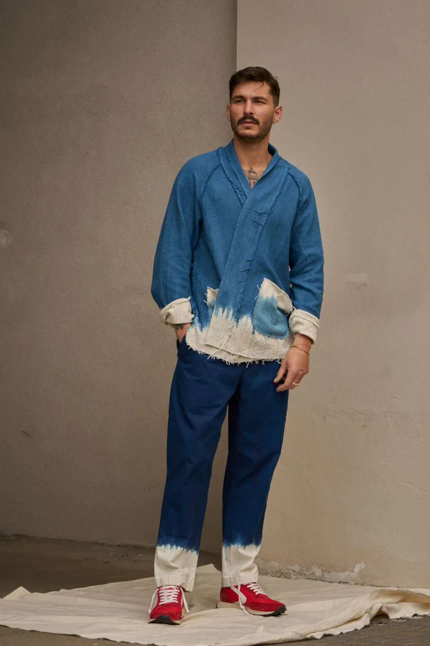 Seuvas Watagumo Kimono Natural Light Indigo