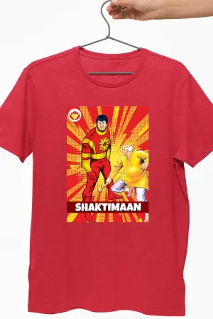 Shaktimaan Standing Red Tshirt