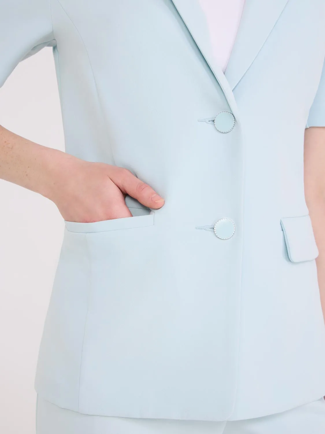 Short Sleeve Blazer