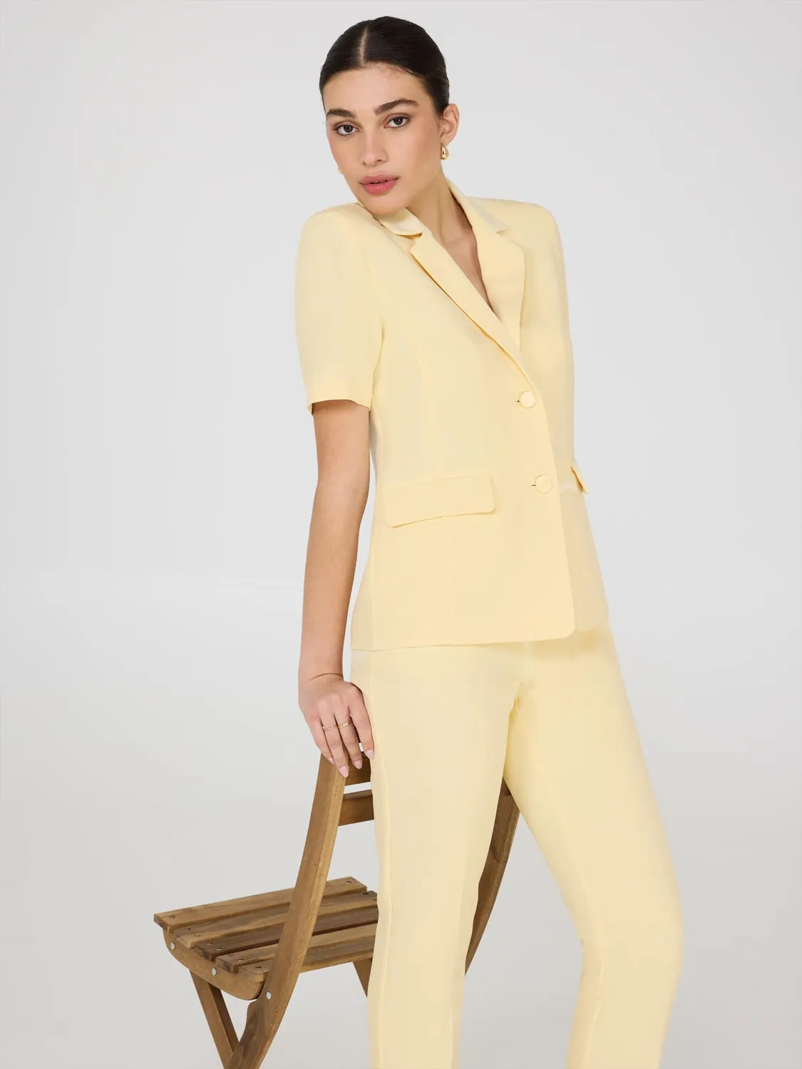 Short Sleeve Blazer