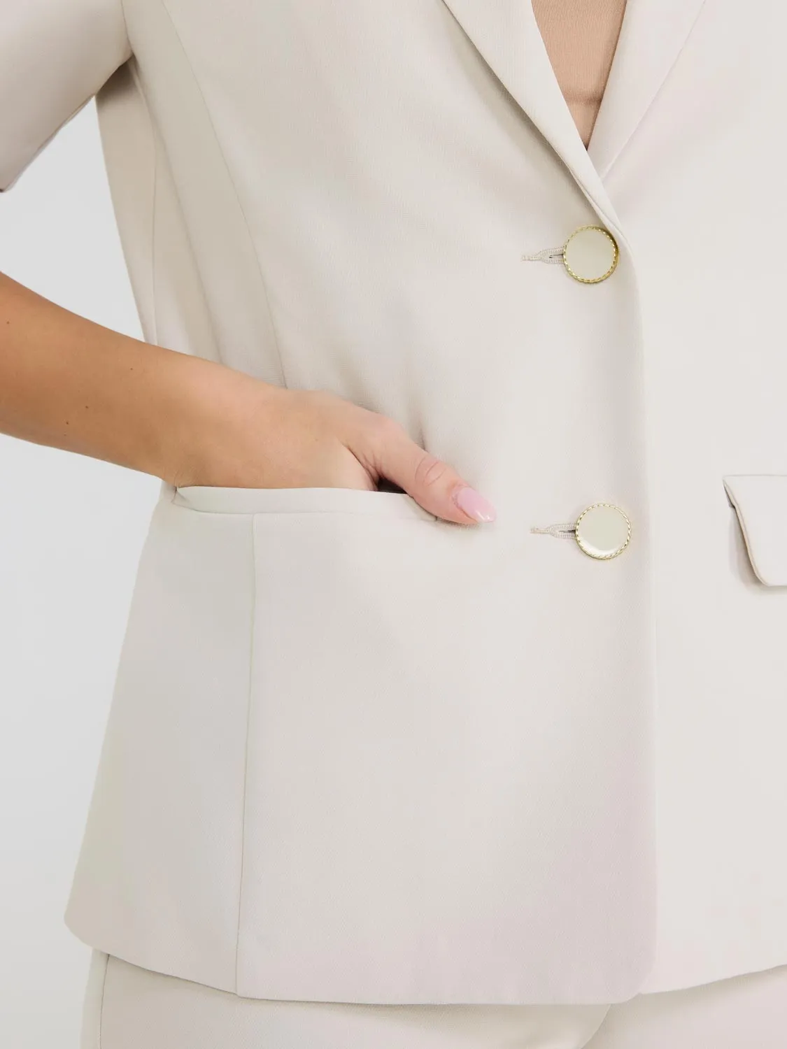 Short Sleeve Blazer
