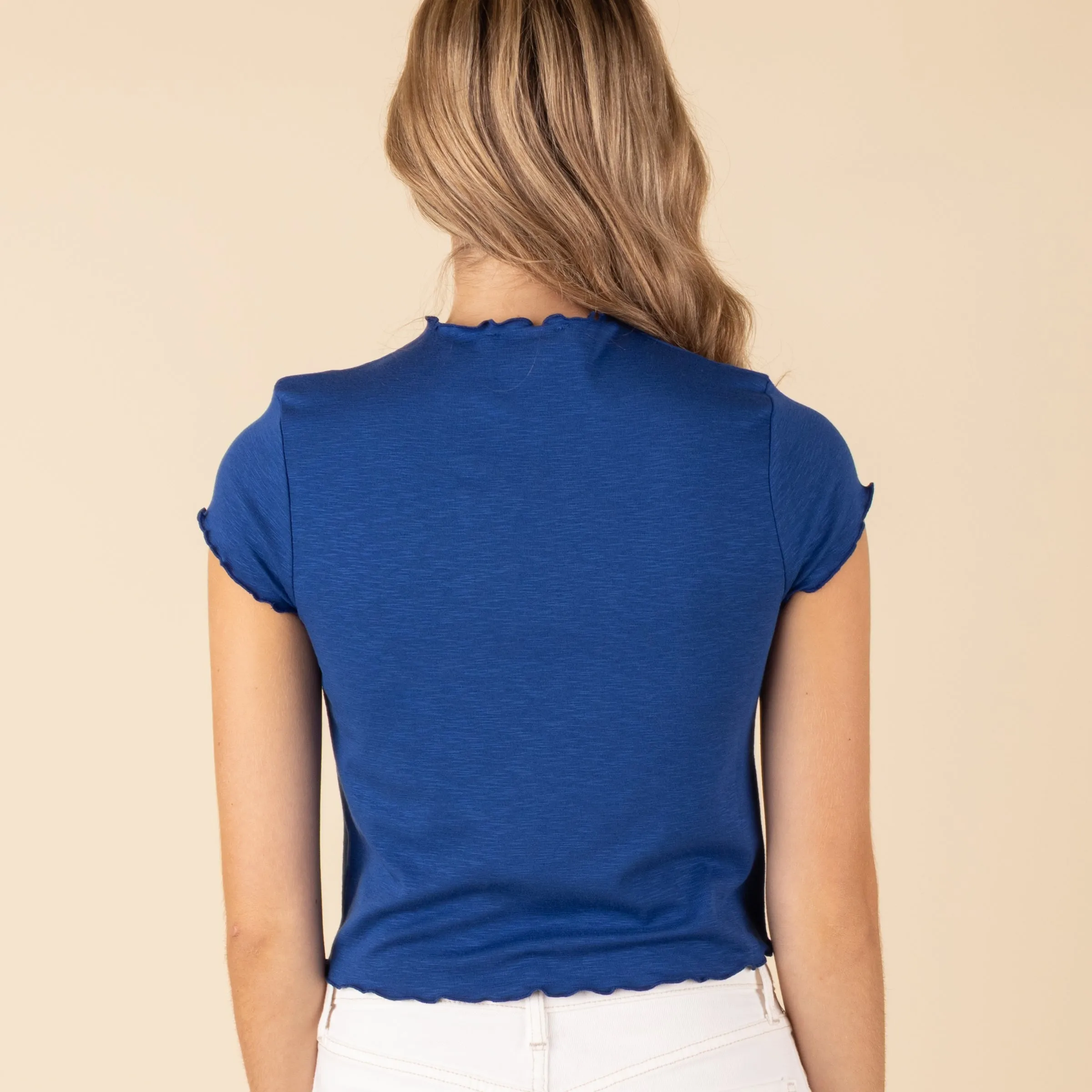 Short Sleeve Lettuce Top