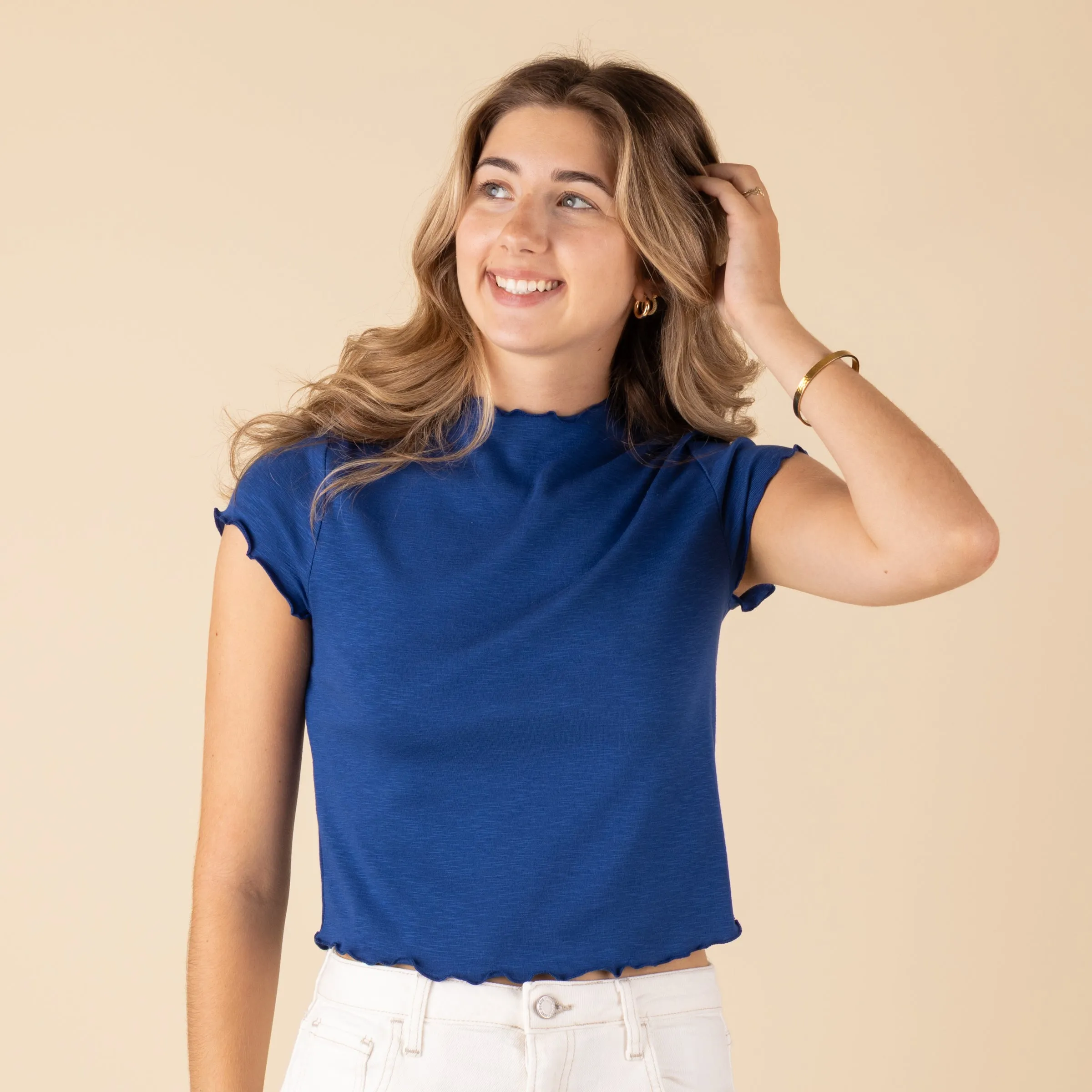 Short Sleeve Lettuce Top