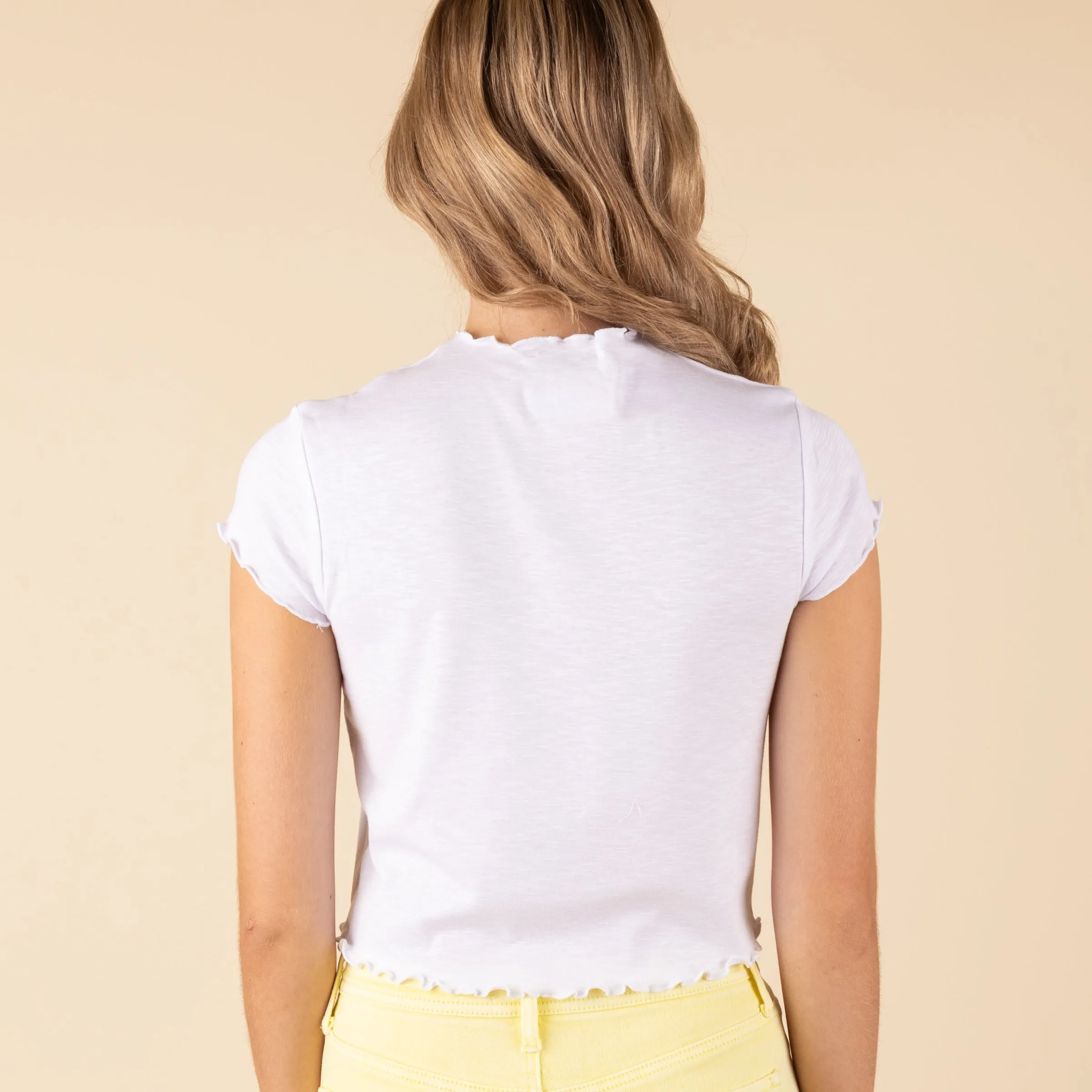 Short Sleeve Lettuce Top