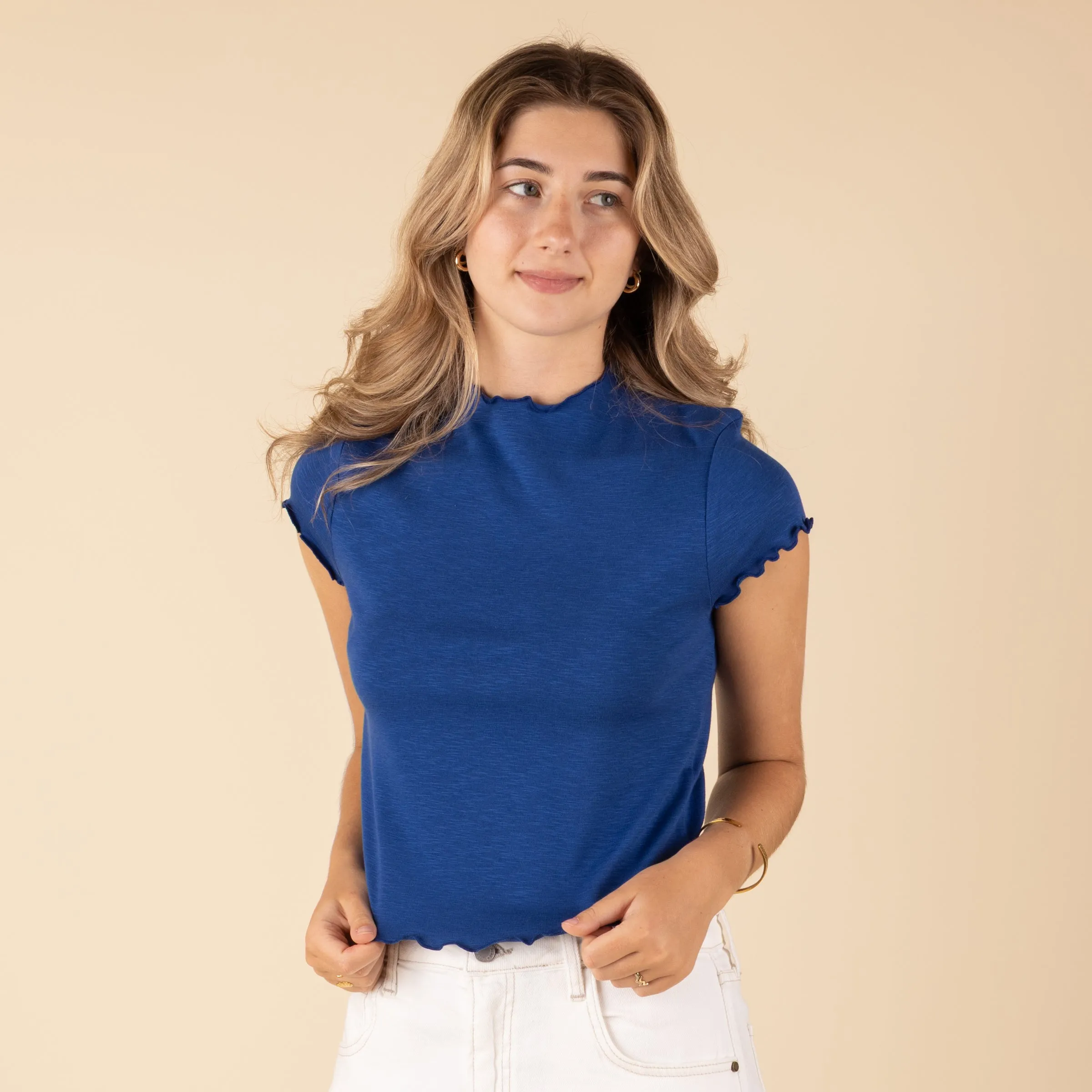 Short Sleeve Lettuce Top