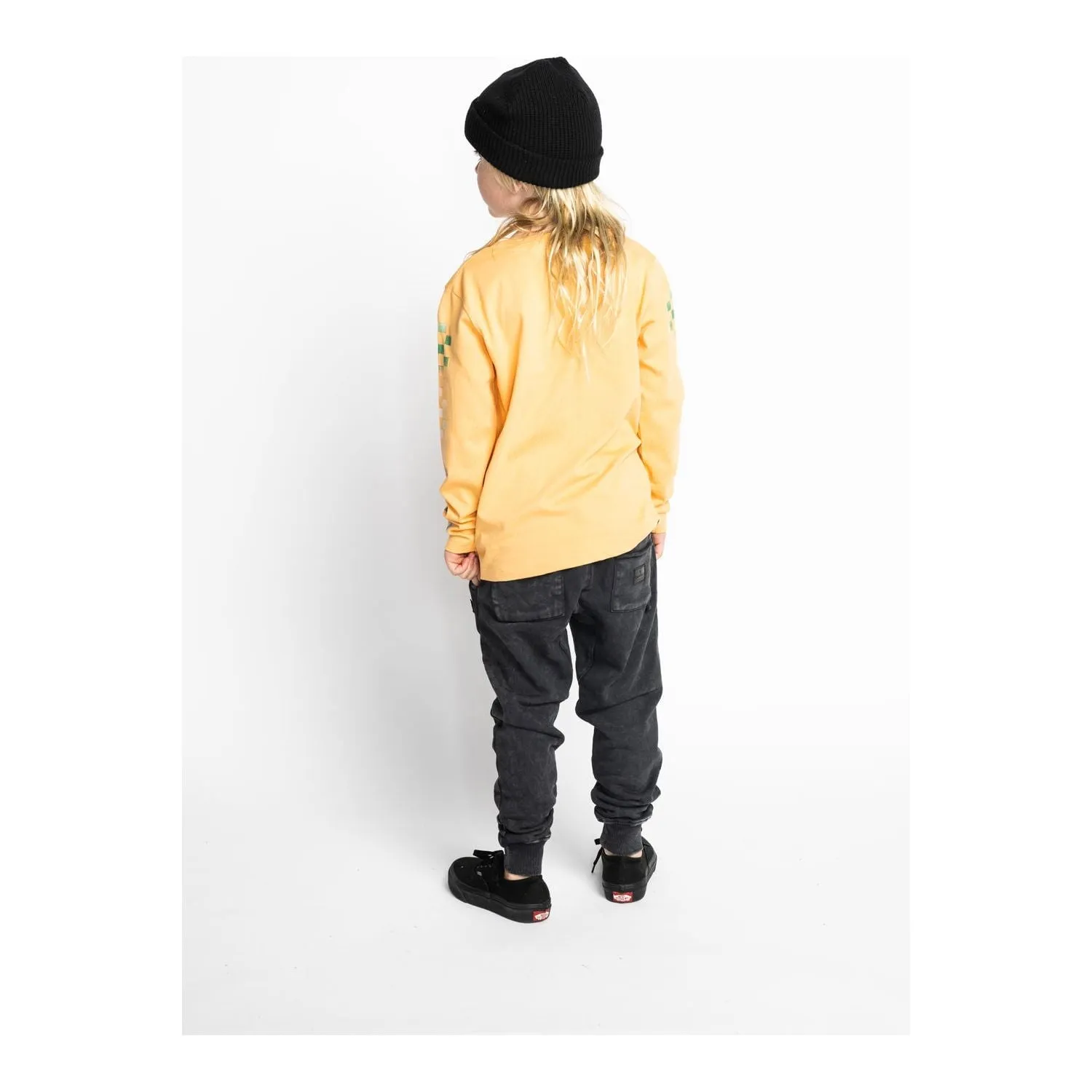 Sideflag Ls Tee - Peach