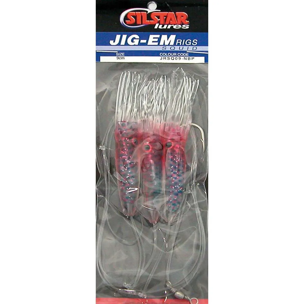 Silstar Jig Em Squid Pre Tied Rig