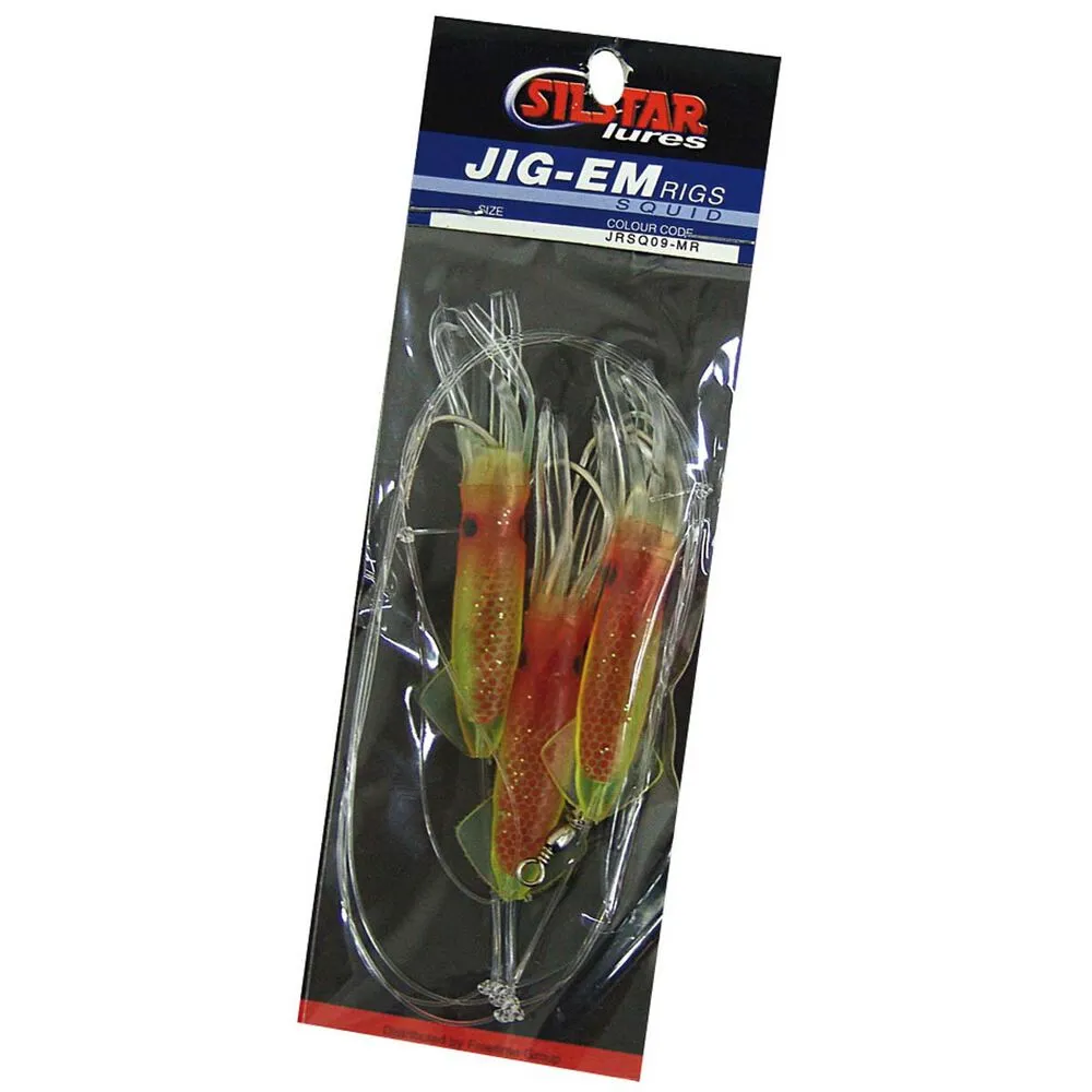 Silstar Jig Em Squid Pre Tied Rig