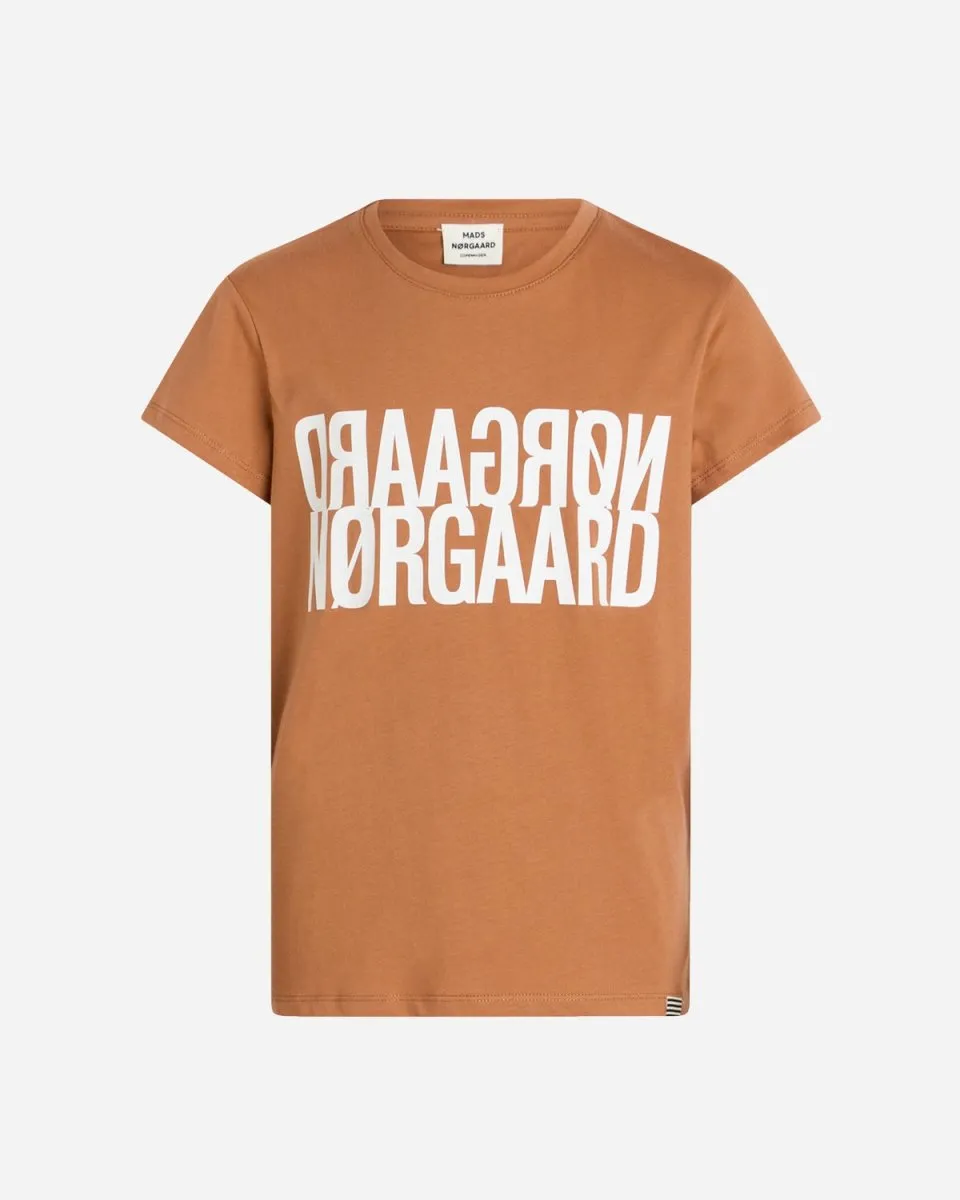Single Organic Tuvina Tee - Pecan Brown