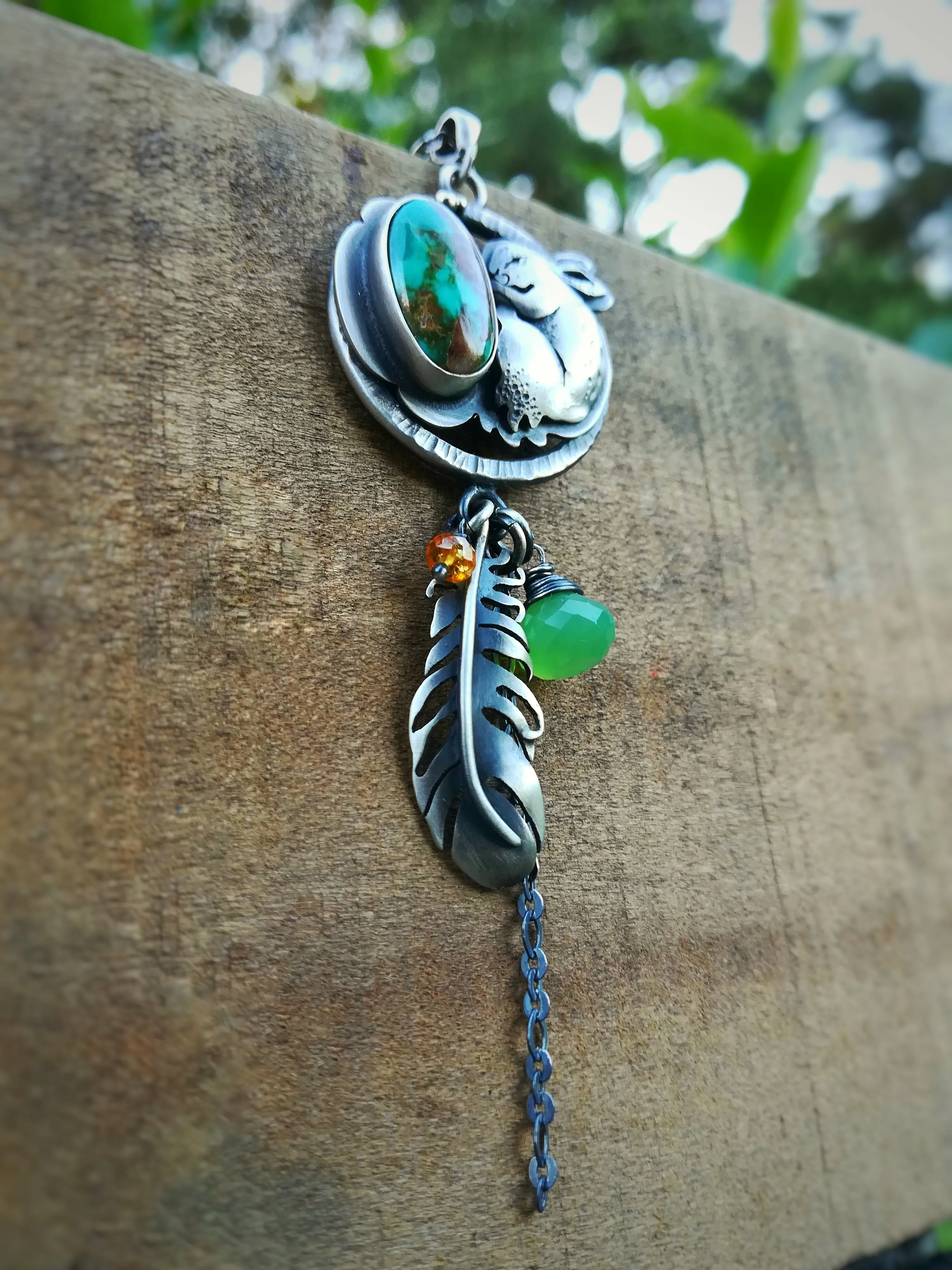 Sleeping Bunny Necklace - Small