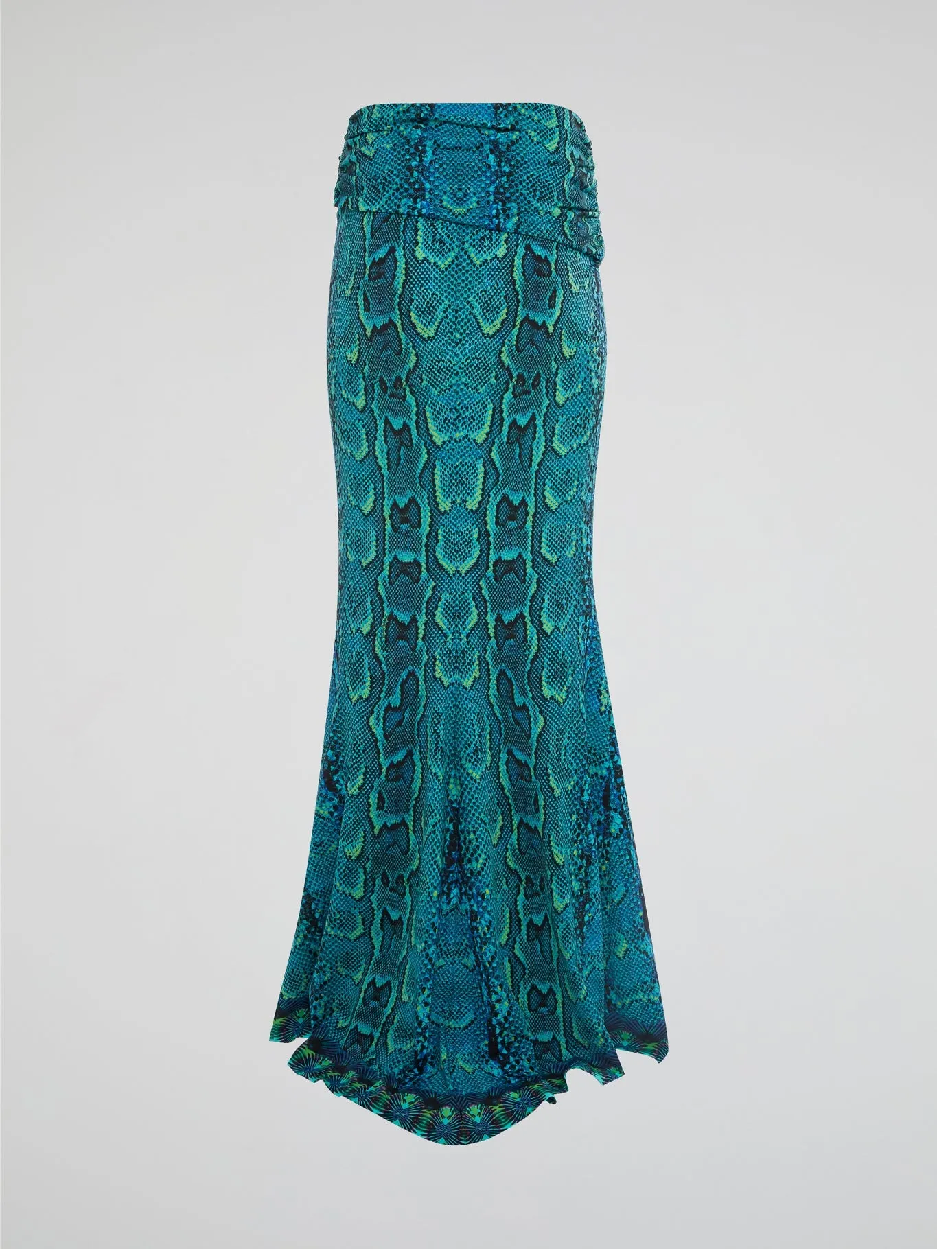 Snake Print Maxi Skirt