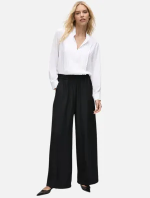 Soft Tux Blouse - White