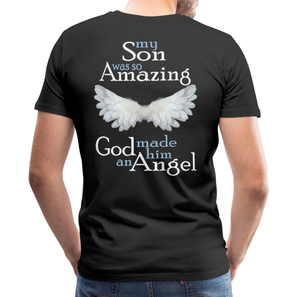 Son Amazing Angel Men's Premium T-Shirt (CK1480)