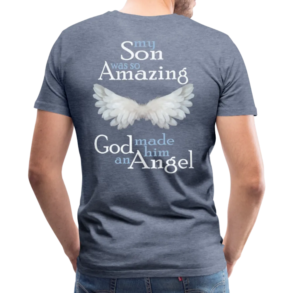 Son Amazing Angel Men's Premium T-Shirt (CK1480)