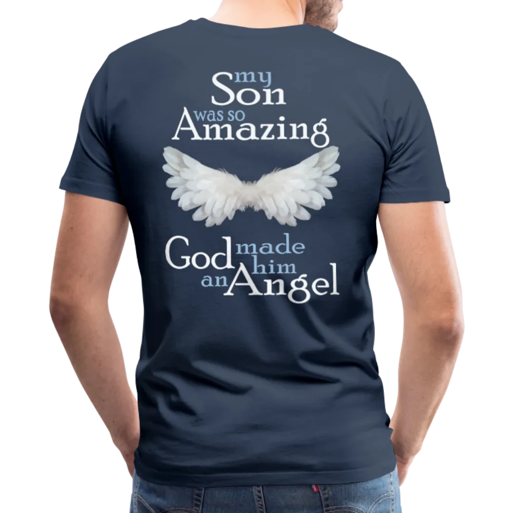 Son Amazing Angel Men's Premium T-Shirt (CK1480)