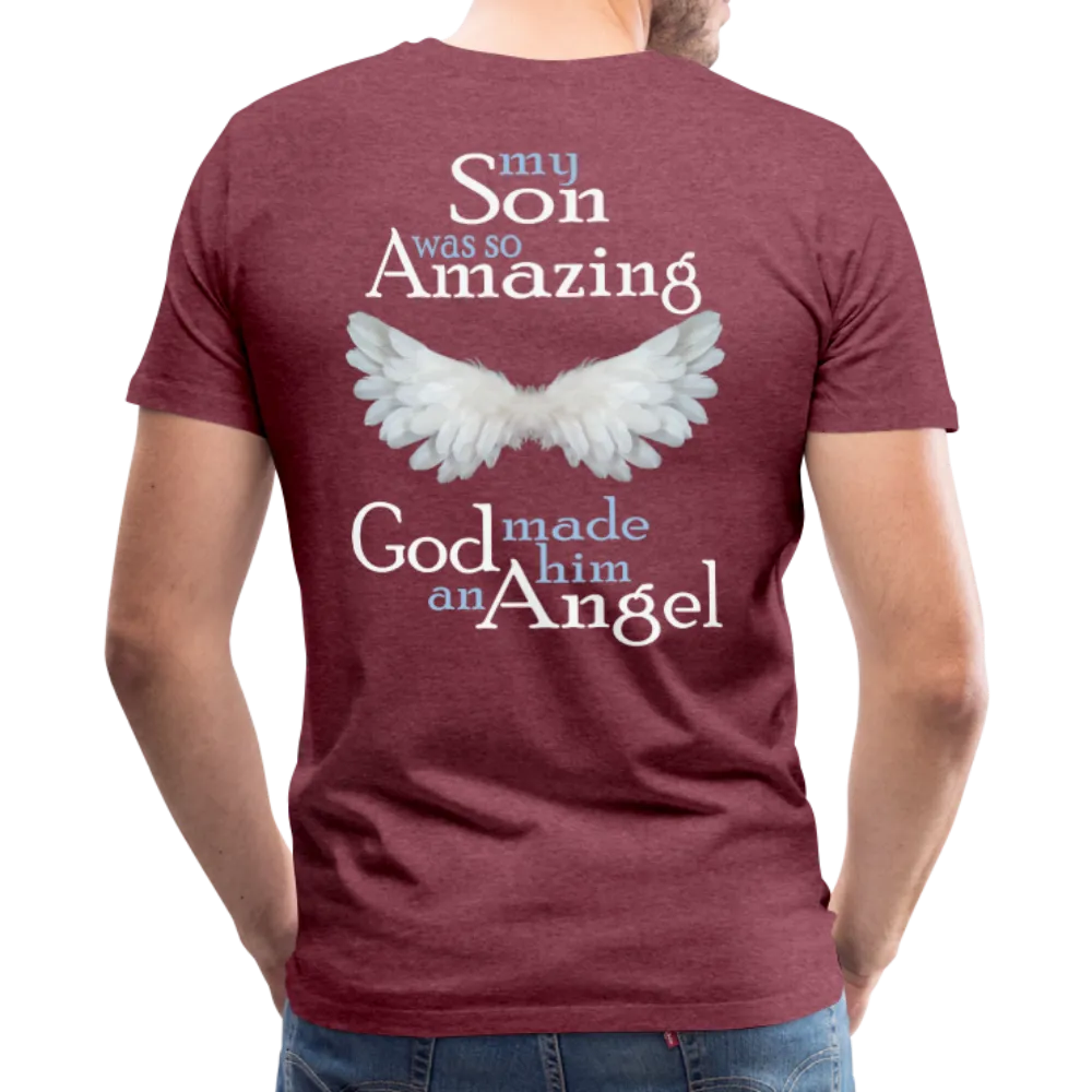 Son Amazing Angel Men's Premium T-Shirt (CK1480)