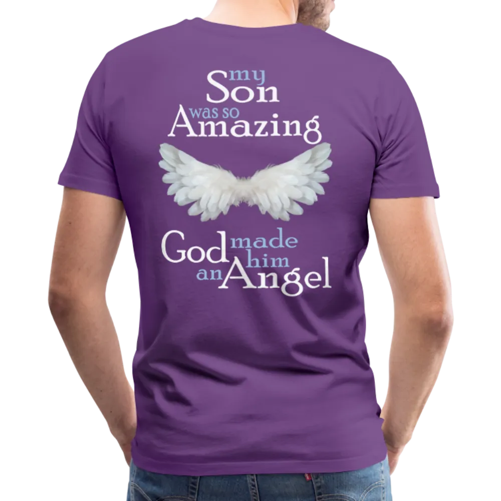 Son Amazing Angel Men's Premium T-Shirt (CK1480)