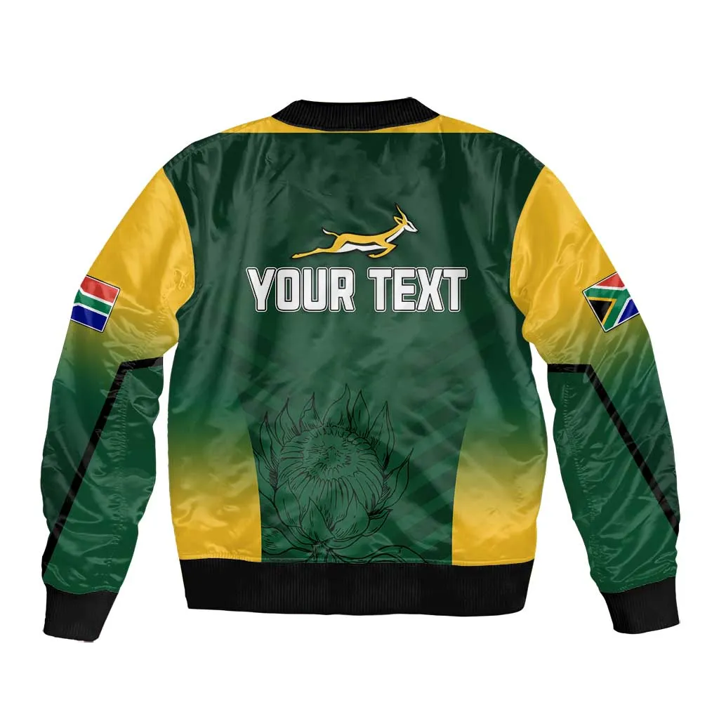 South Africa Rugby Bomber Jacket Bokke Champions LT7