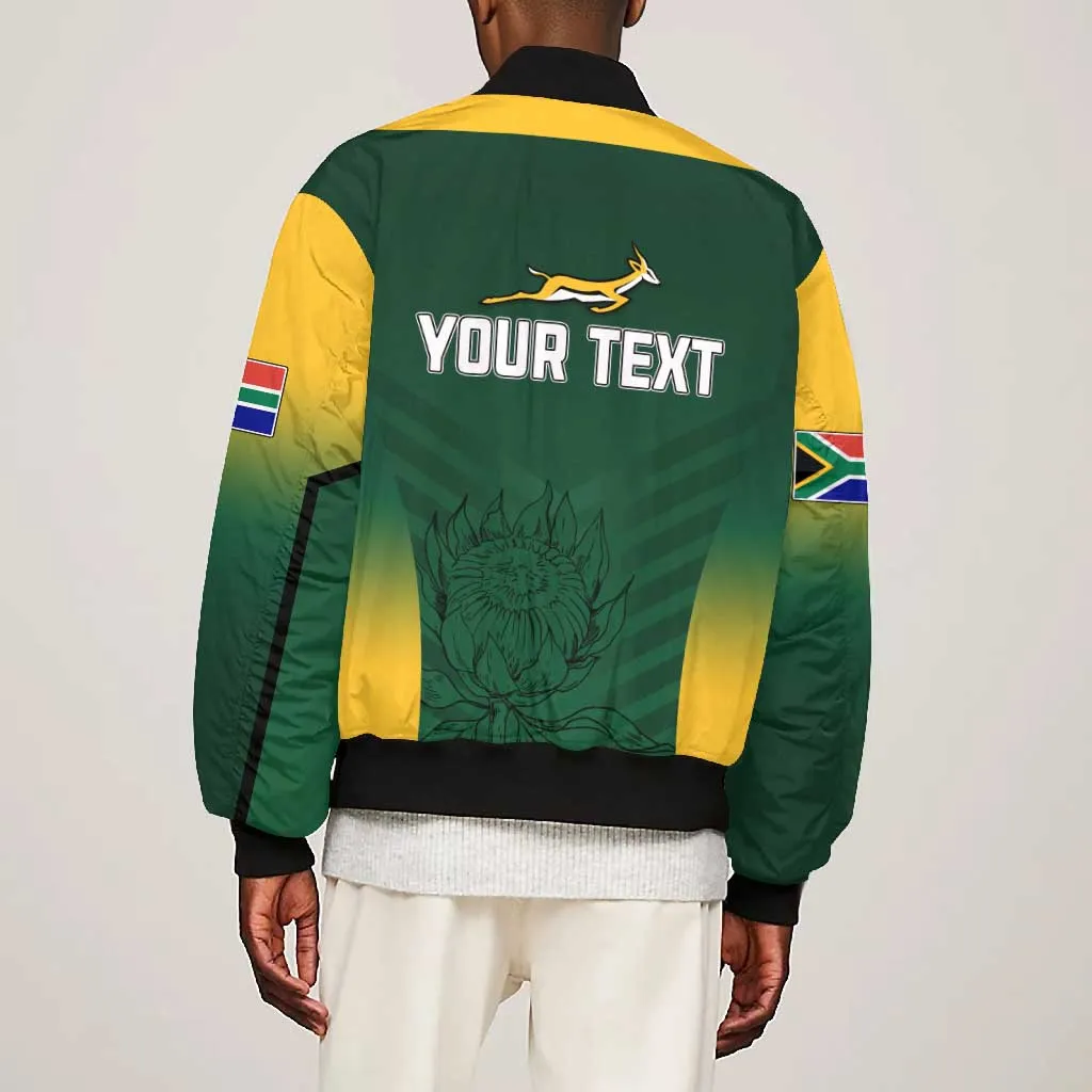 South Africa Rugby Bomber Jacket Bokke Champions LT7